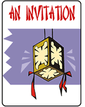Oriental Party Invitations