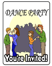Dancing Party Invitations
