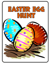 easter egg hunt party invitations