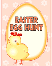 easter egg hunt party invitations