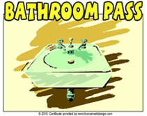 Bathroom Passes Template