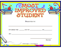 Free Printable Award Certificates For Elementary Students connectionfree