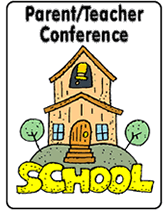 School Parent Teacher Conference Printable Invitations