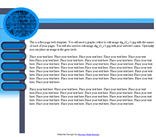blue grid techie, technology web template
