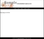 christina aguilera  web page template