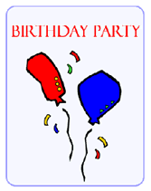 printable birthday party invitations
