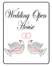 Open House Wedding Reception Invitation Wording 10