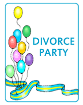 funny divorce party invitations