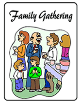 Printable Family Gathering Party Invitations