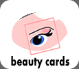 printable beauty theme greeting cards