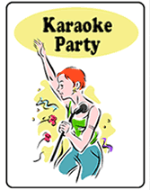 Karaoke Birthday Party Printable Invitations