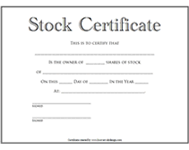 sample share certificate template