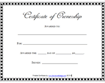 Free Printable Certificates of Ownership Form Templates
