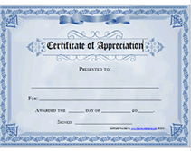 Certificate Of Recognition Use Free Templates By Awardbox