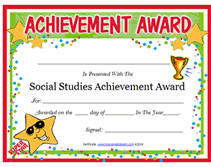 printable certificates of achievement for kids