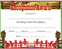 country most likely to awards certificate