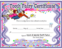 tooth fairy certificate