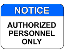 Free Printable Authorized Personnel Only Temporary Sign