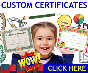 math certificate templates for kids